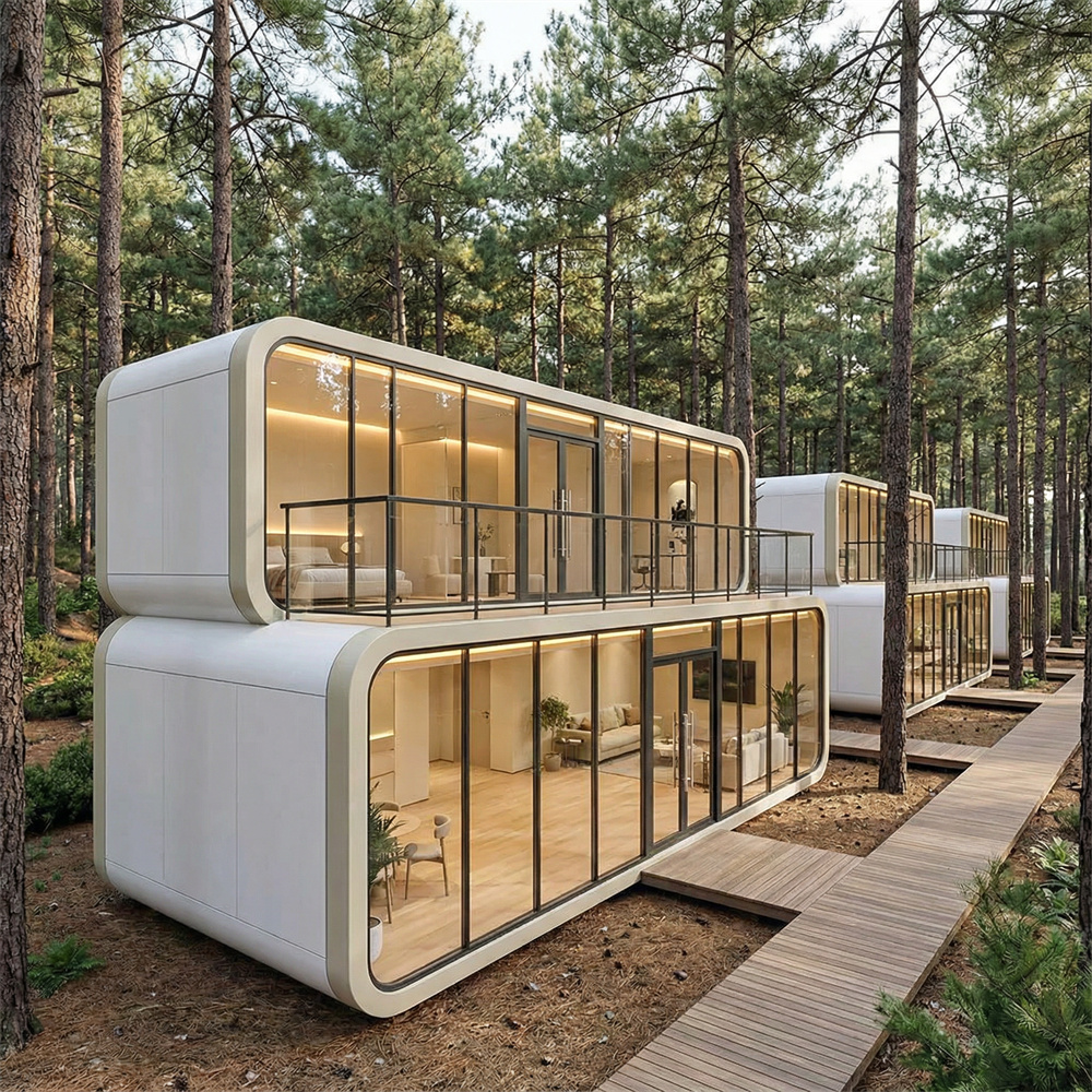 Pod Kapsul Apple Kedap Suara & Berventilasi Langsung yang Dapat Ditumpuk