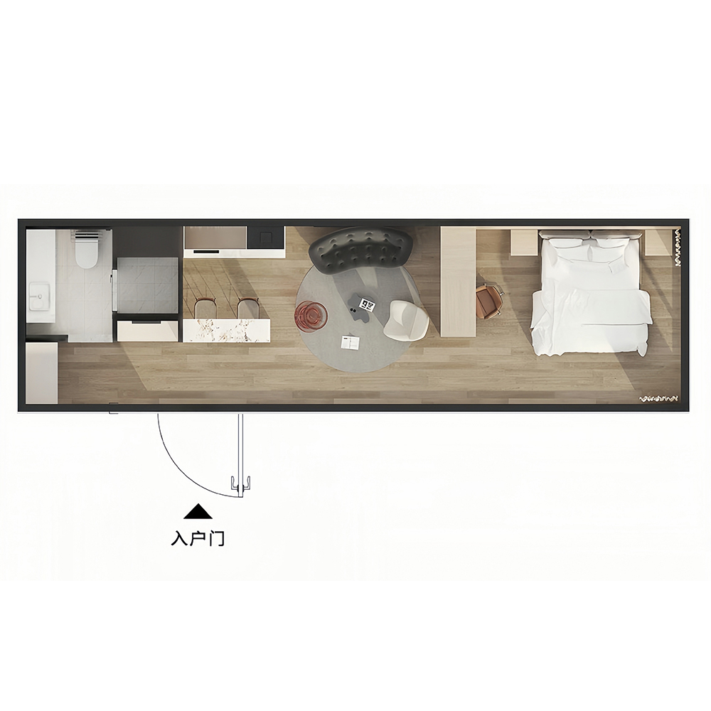 Rumah Pod Apple Resor Cerdas F5