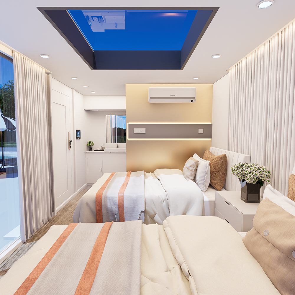 S1 Tempat Tinggal Modular Tertutup Pracetak