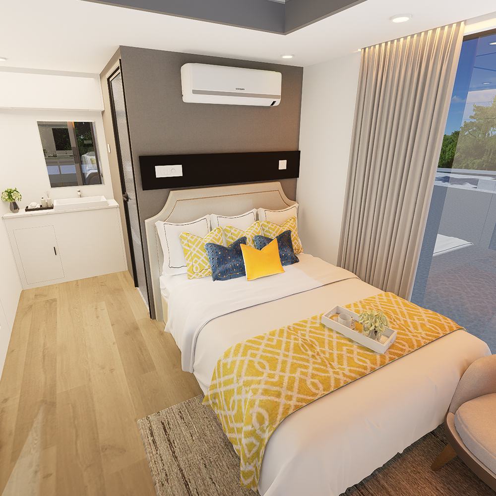 Rumah Kapsul Modular Pracetak Standar S1