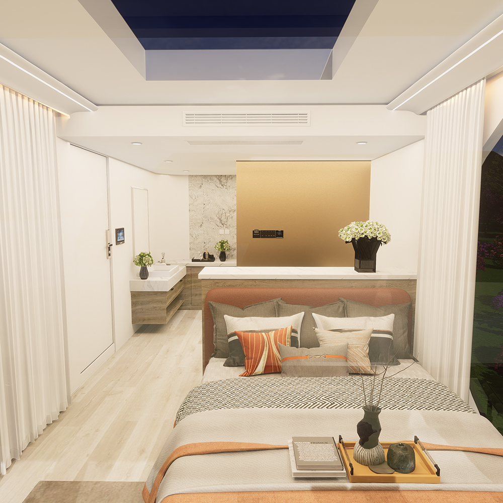 Rumah Modular Cerdas Prefab Standar S3