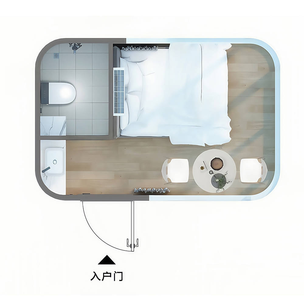 Pod Berkemah Lanskap Modular C1